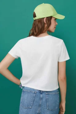 T-Shirt 100% Algodao Cru Mini Logo