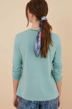 T-Shirt 100% Algodao Em Com Botoes