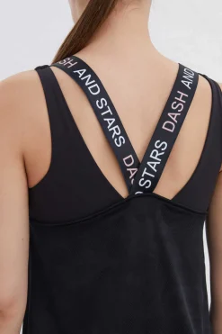 T-Shirt Alcas Halter Preta