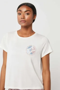 T-Shirt Branca Fluida Modal