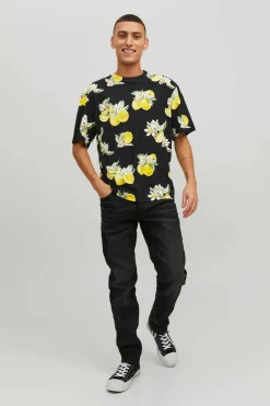 T-Shirt Com Estampas Florais