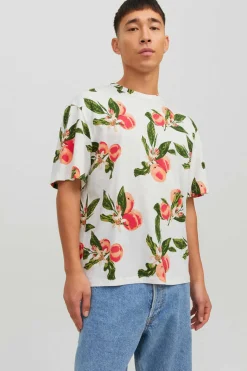 T-Shirt Com Estampas Florais