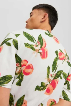 T-Shirt Com Estampas Florais