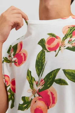 T-Shirt Com Estampas Florais