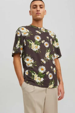 T-Shirt Com Estampas Florais
