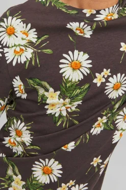 T-Shirt Com Estampas Florais