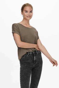 T-Shirt De Gola Redonda