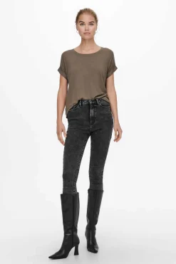 T-Shirt De Gola Redonda