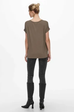 T-Shirt De Gola Redonda