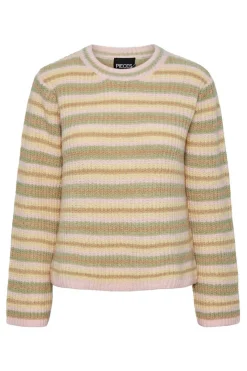 T-Shirt De Malha De Gola Fechada