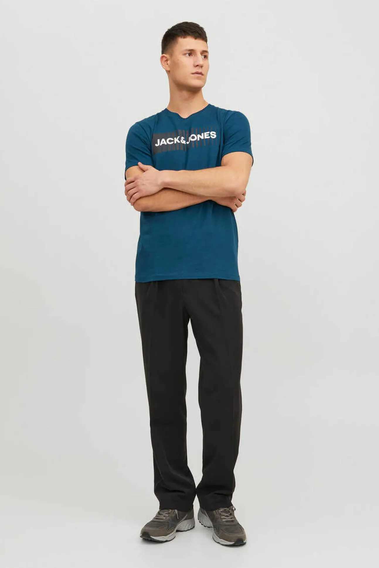 T-Shirt De Manga Curta De Algodao Organico Print Logo