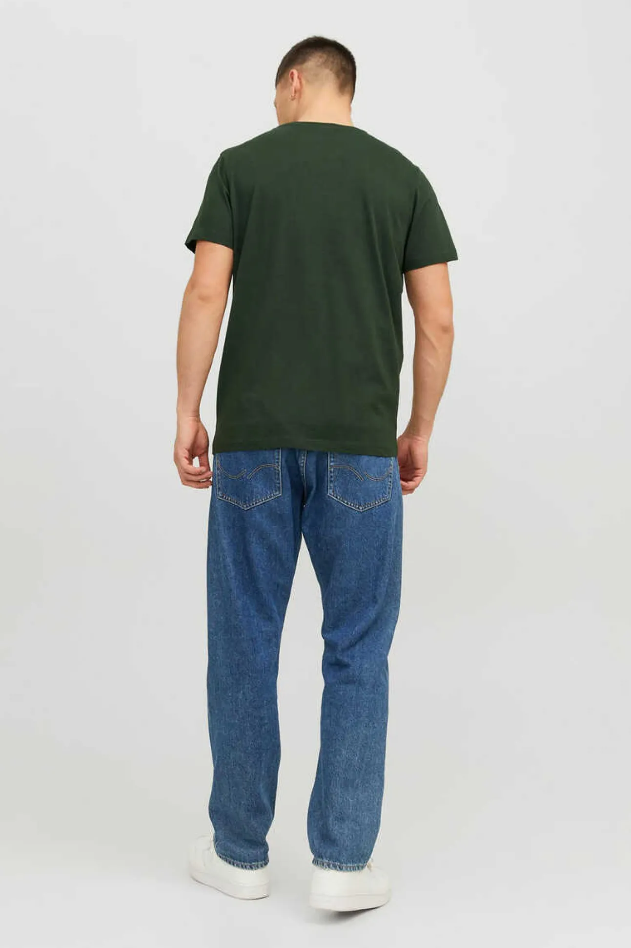 T-Shirt De Manga Curta De Algodao Organico Print Logo