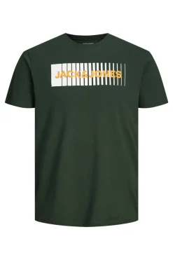 T-Shirt De Manga Curta De Algodao Organico Print Logo