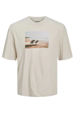 T-Shirt De Manga Curta Estampada