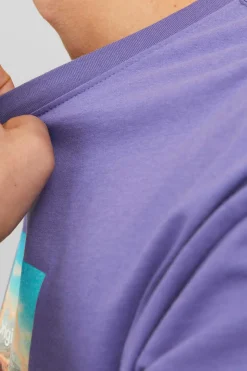 T-Shirt De Manga Curta Print Foto