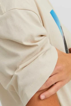 T-Shirt De Manga Curta Print Foto