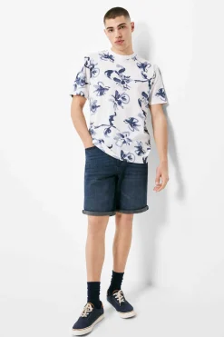 T-Shirt Flor Aquarela