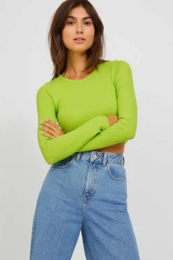 T-Shirt Manga Comprida Tecido Rib