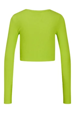 T-Shirt Manga Comprida Tecido Rib