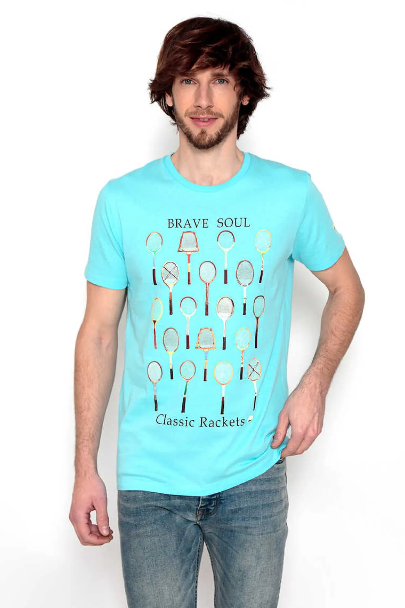 T-Shirt Manga Curta Estampada