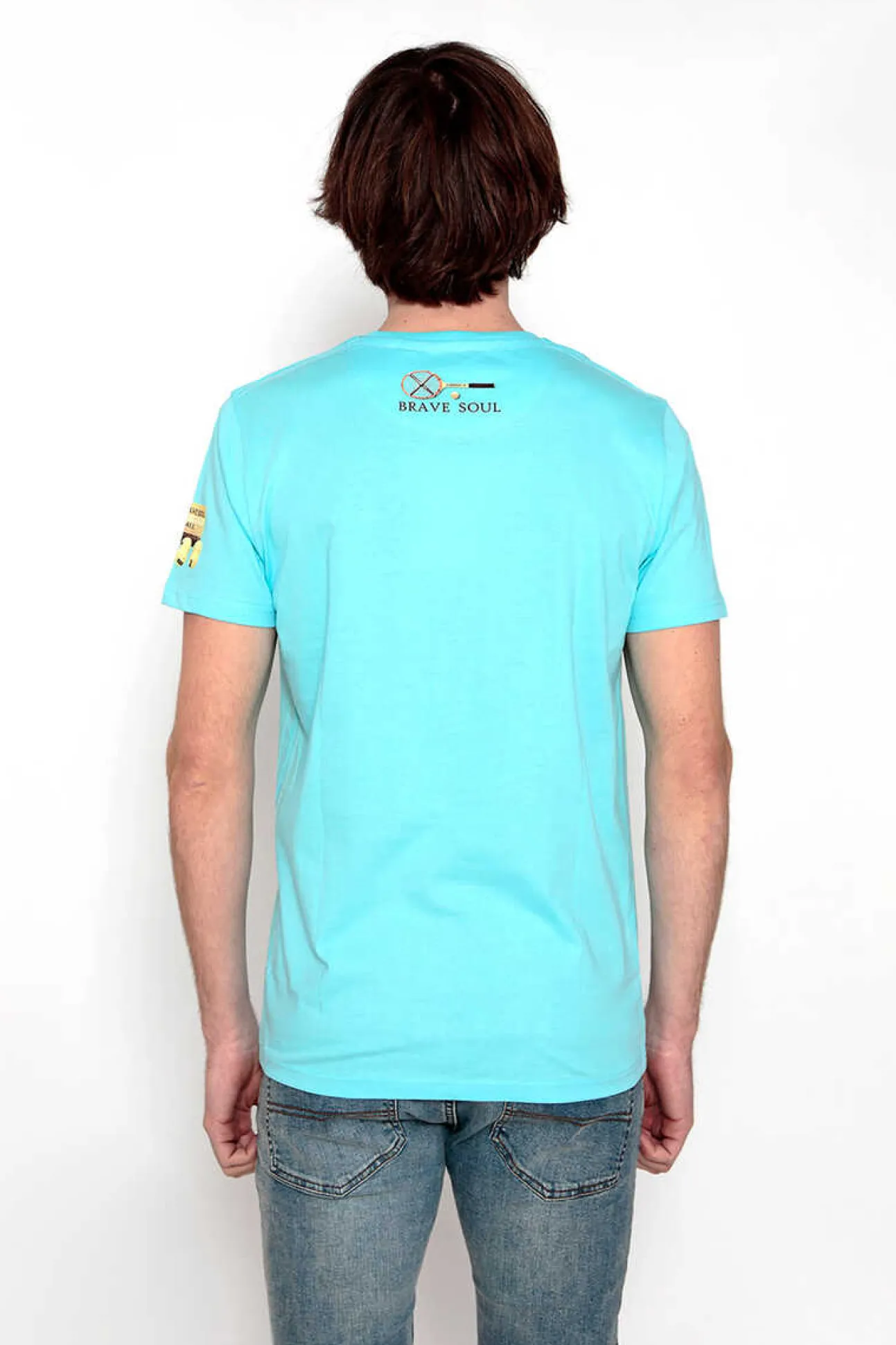 T-Shirt Manga Curta Estampada