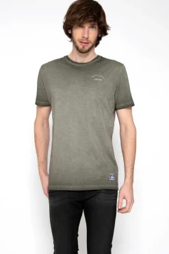 T-Shirt Manga Curta Estampada