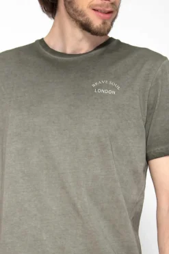 T-Shirt Manga Curta Estampada