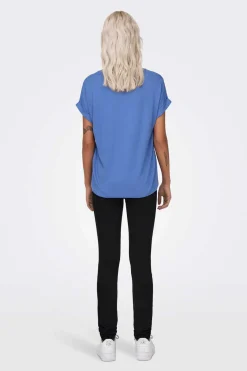 T-Shirt Manga Curta Gola Redonda