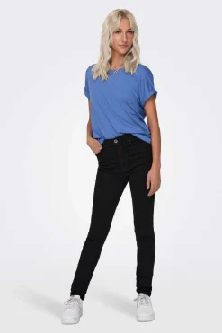 T-Shirt Manga Curta Gola Redonda