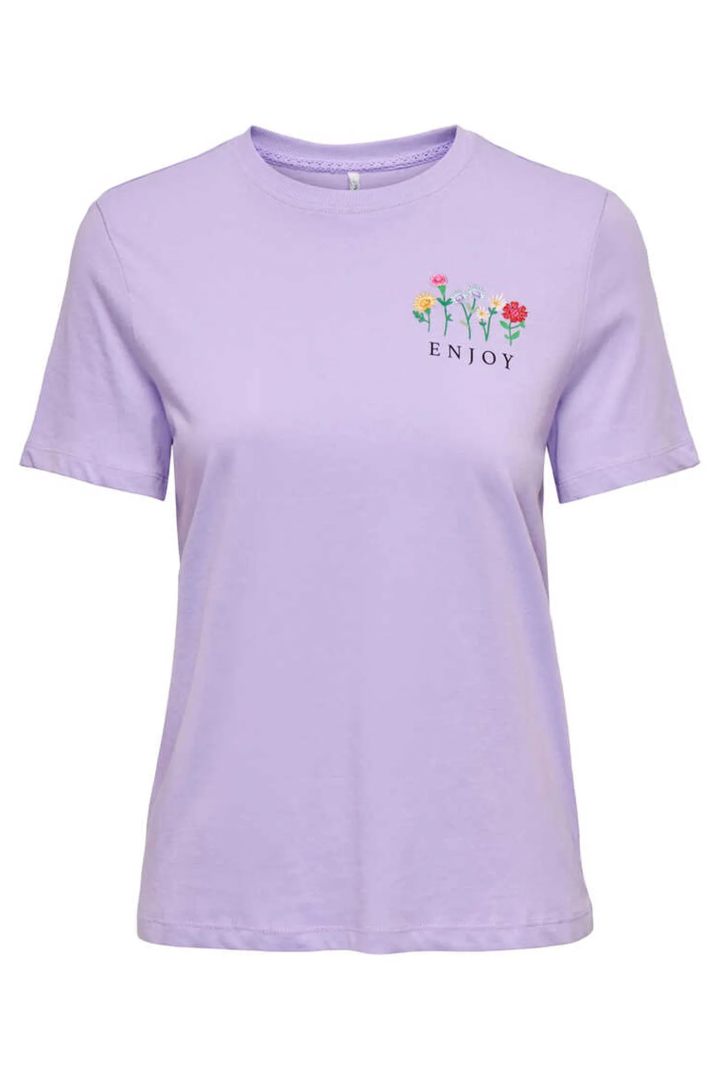 T-Shirt Manga Curto Desenho Love