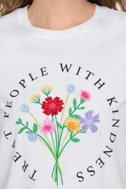 T-Shirt Manga Curto Desenho Love