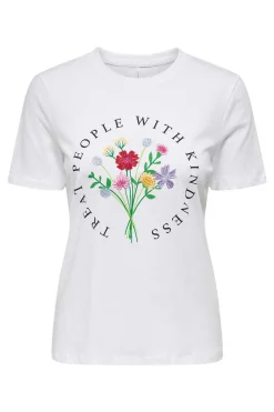 T-Shirt Manga Curto Desenho Love