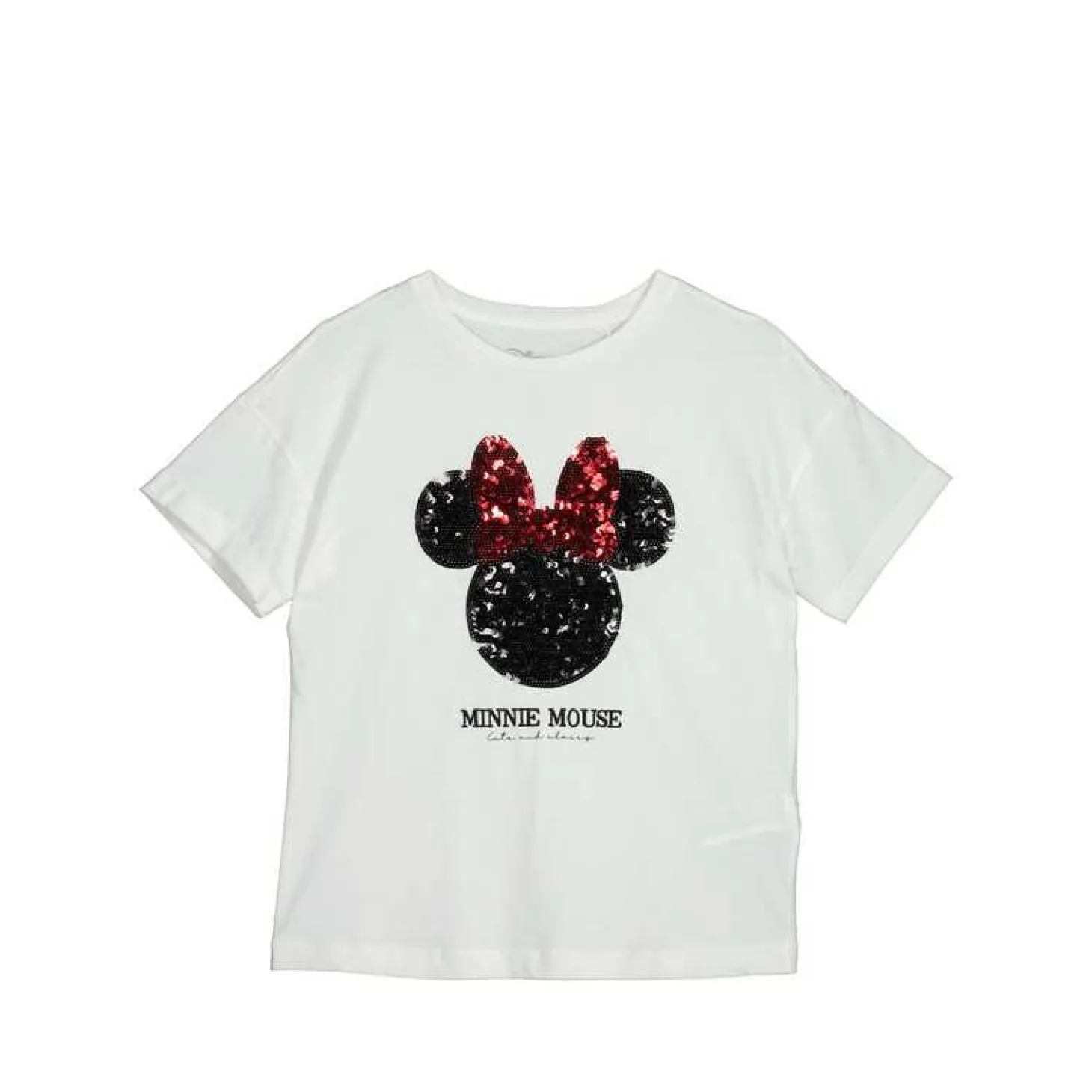 T-Shirt "Minnie" Lantejoulas