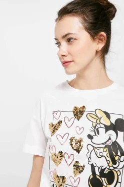 T-Shirt "Minnie Mouse" Coracoes