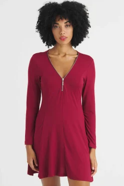 Vestida Fecho-Eclair Central