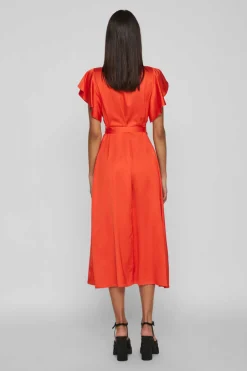 Vestido Acetinado Envolvente