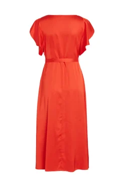 Vestido Acetinado Envolvente