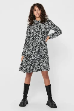 Vestido Camiseiro Estampagem Floral