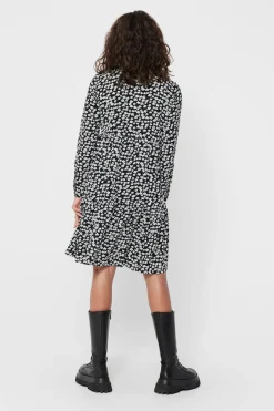 Vestido Camiseiro Estampagem Floral