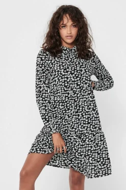 Vestido Camiseiro Estampagem Floral