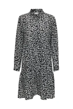 Vestido Camiseiro Estampagem Floral