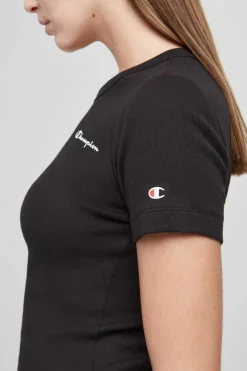 Vestido Cingido Com Logotipo Pequeno