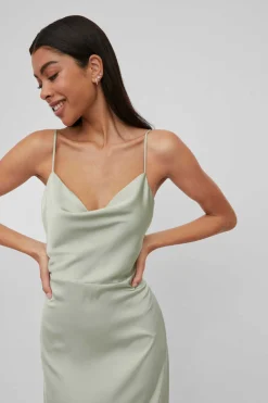 Vestido Combinacao De Alcas