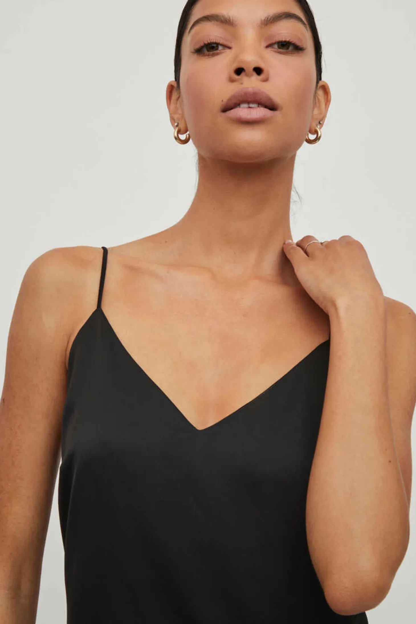 Vestido Comprido De Alcas Acetinado