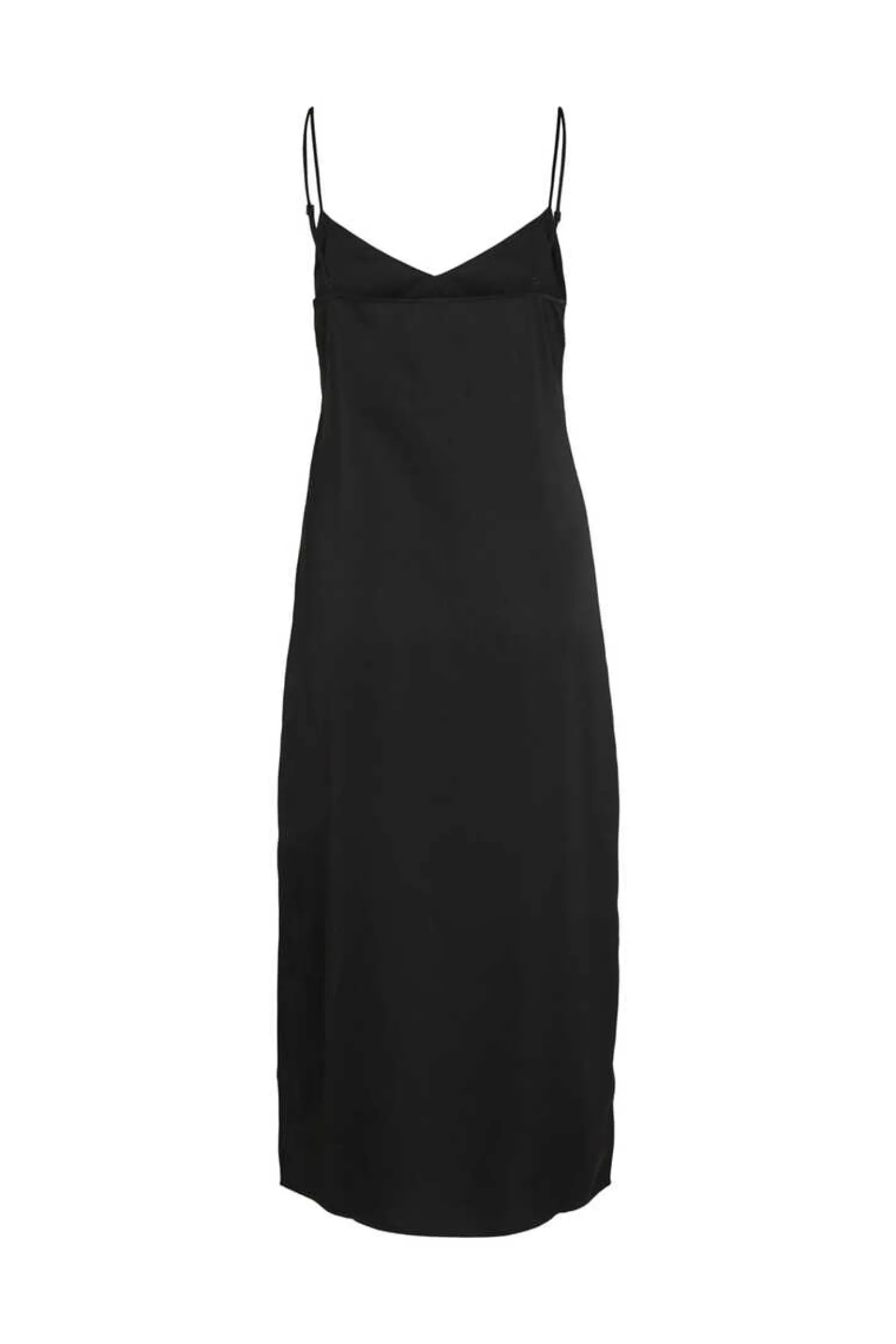 Vestido Comprido De Alcas Acetinado