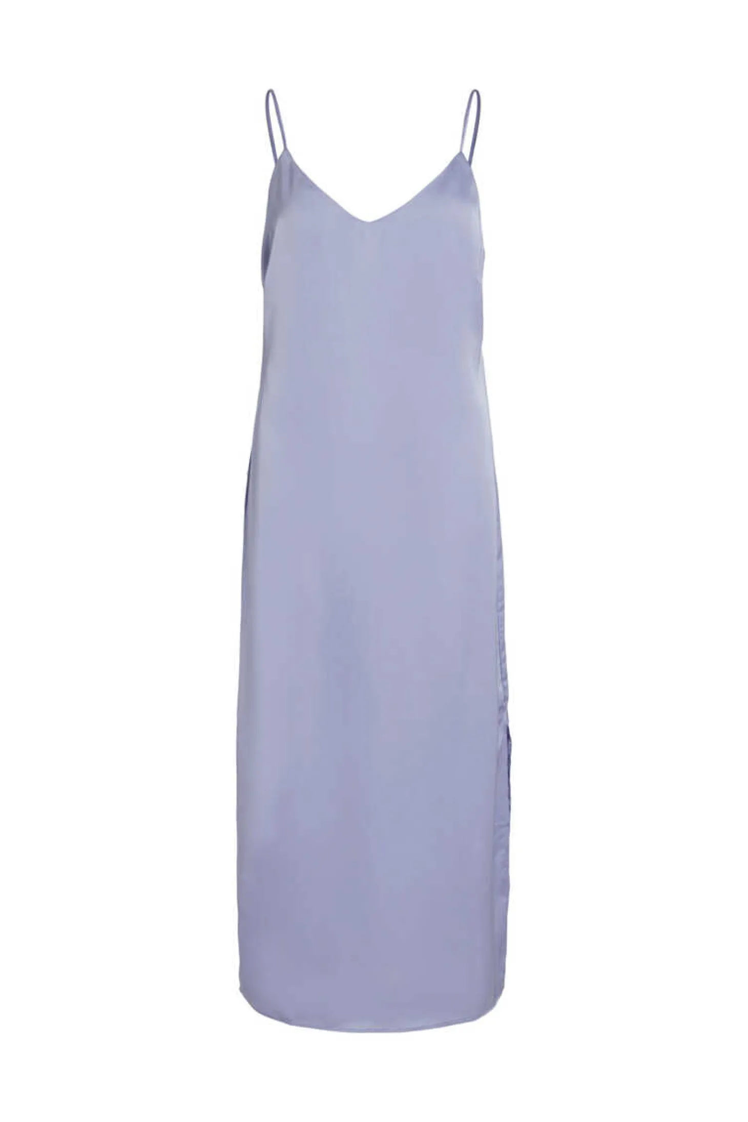 Vestido Comprido De Alcas Acetinado