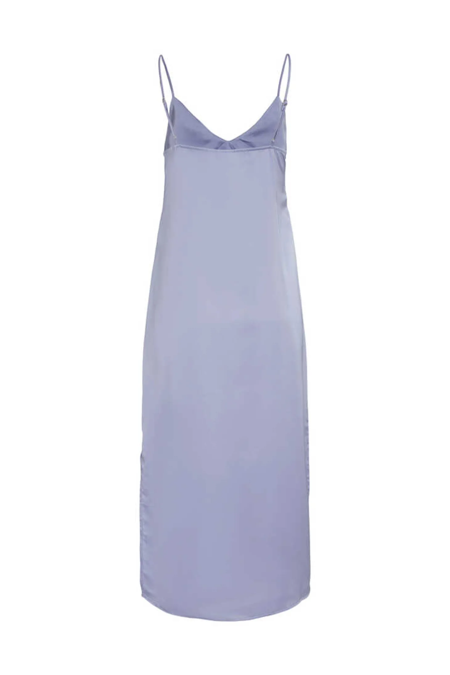 Vestido Comprido De Alcas Acetinado