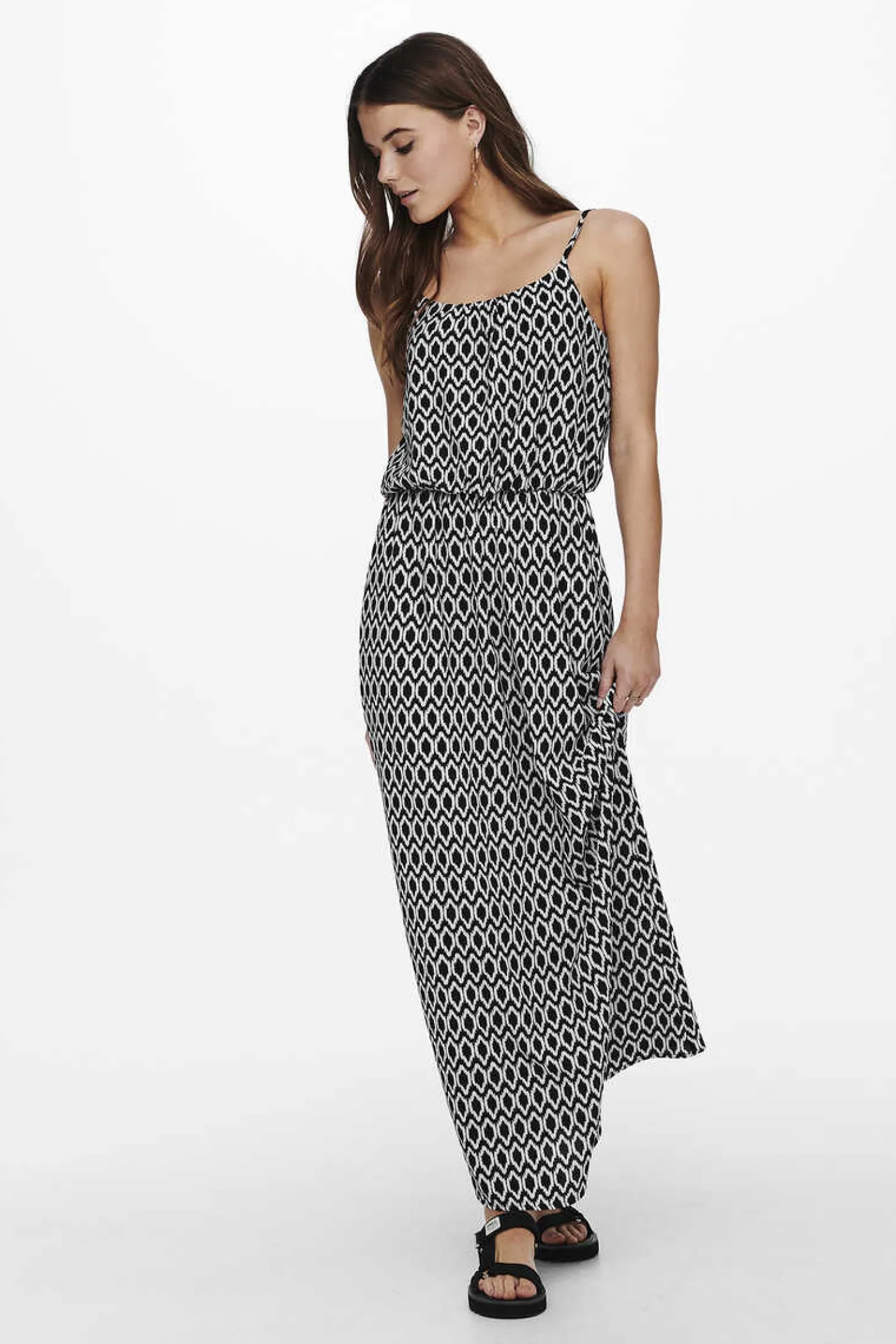 Vestido Comprido De Alcas