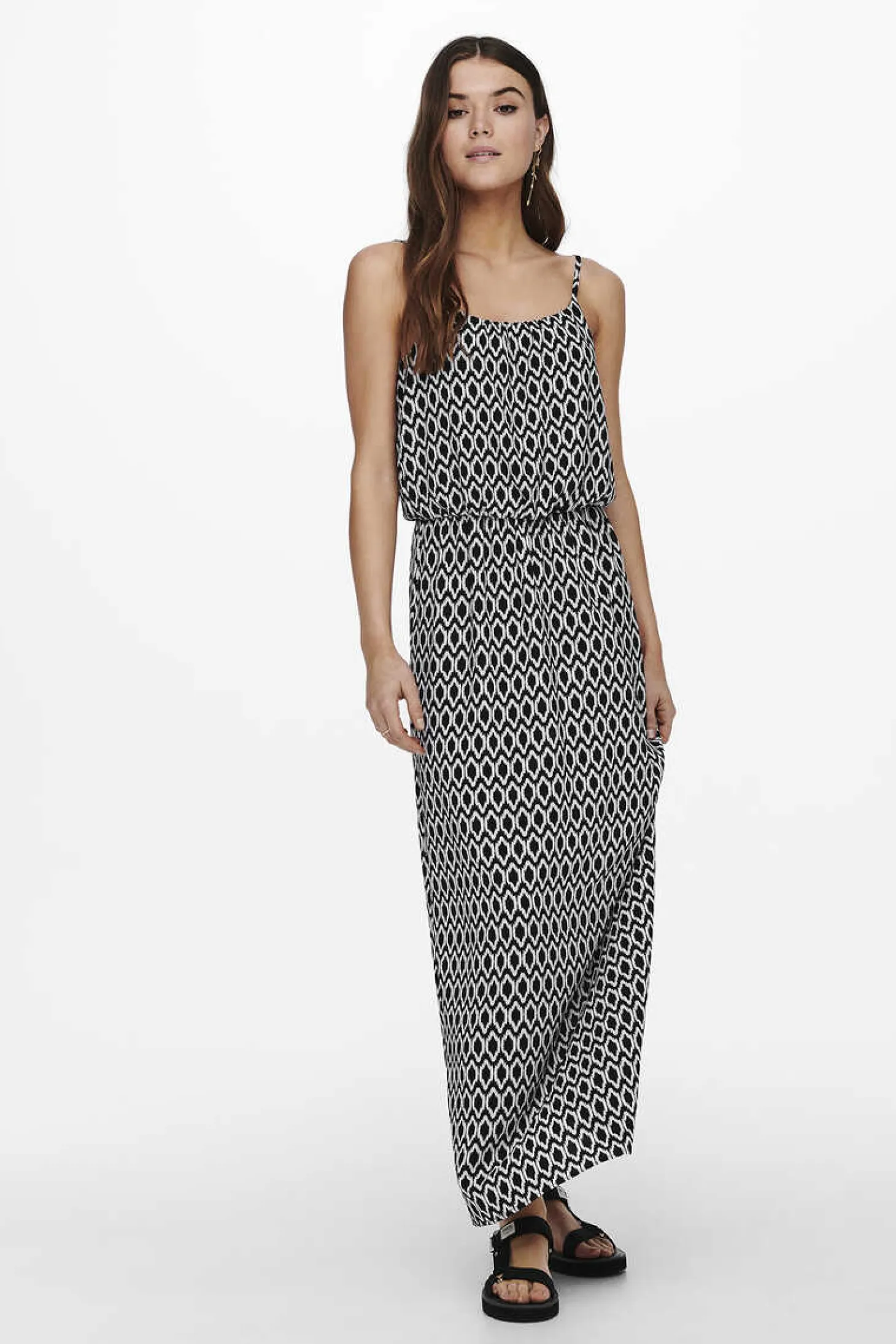 Vestido Comprido De Alcas