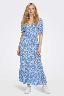 Vestido Comprido Manga Curta